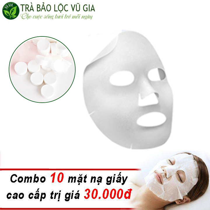 Combo 10 Mặt Nạ Giấy Viên Nén Cao Cấp Đắp Mặt Nạ Dưỡng Da