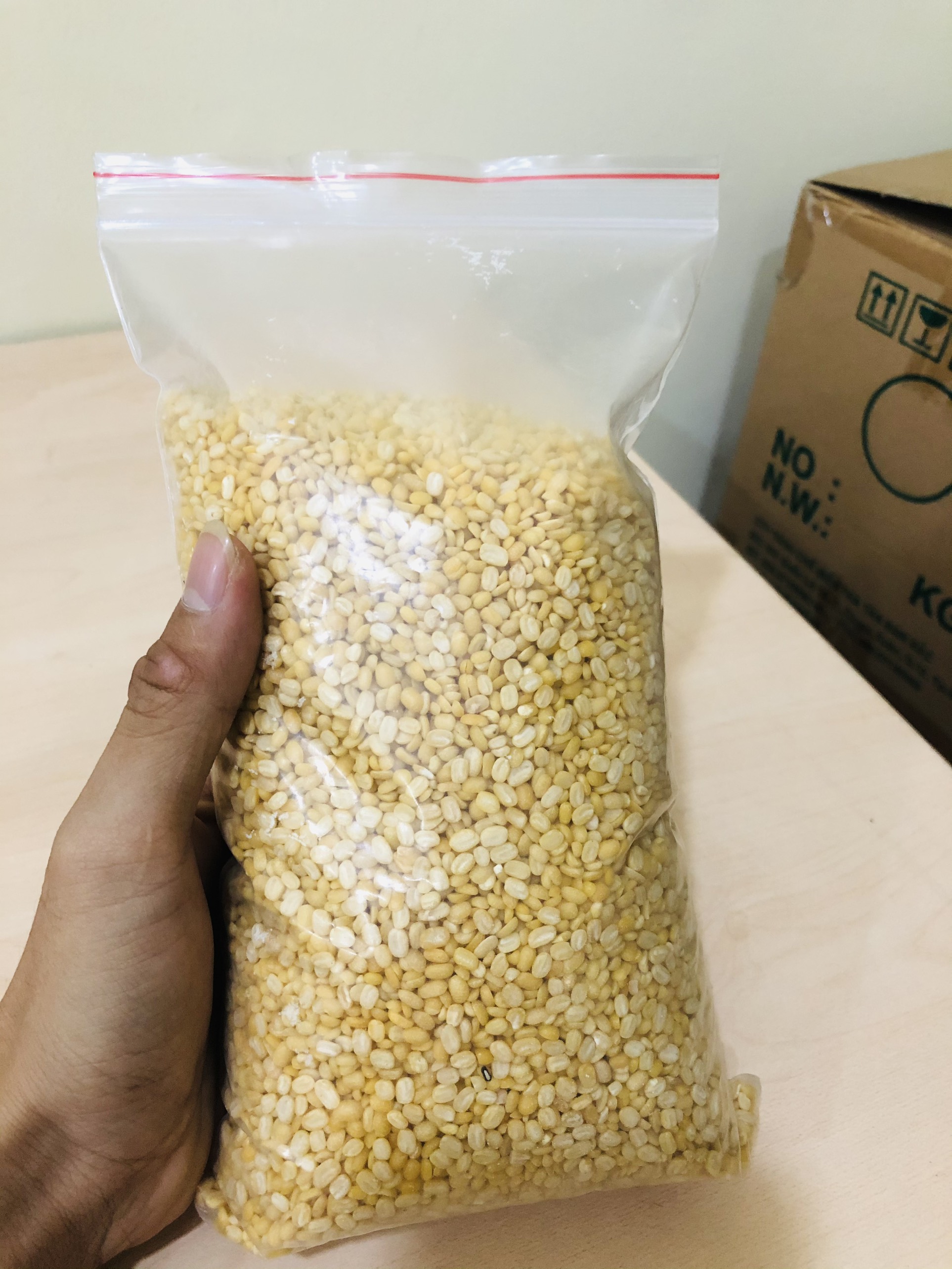 [HCM]Đậu xanh bóc vỏ 1kg