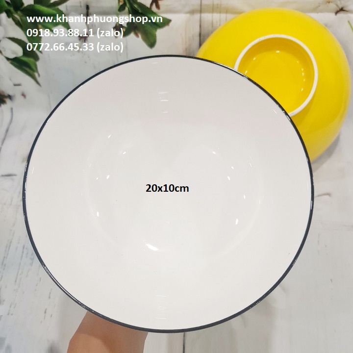 [HCM]dĩa sứ sâu lòng - dĩa sứ sâu lòng