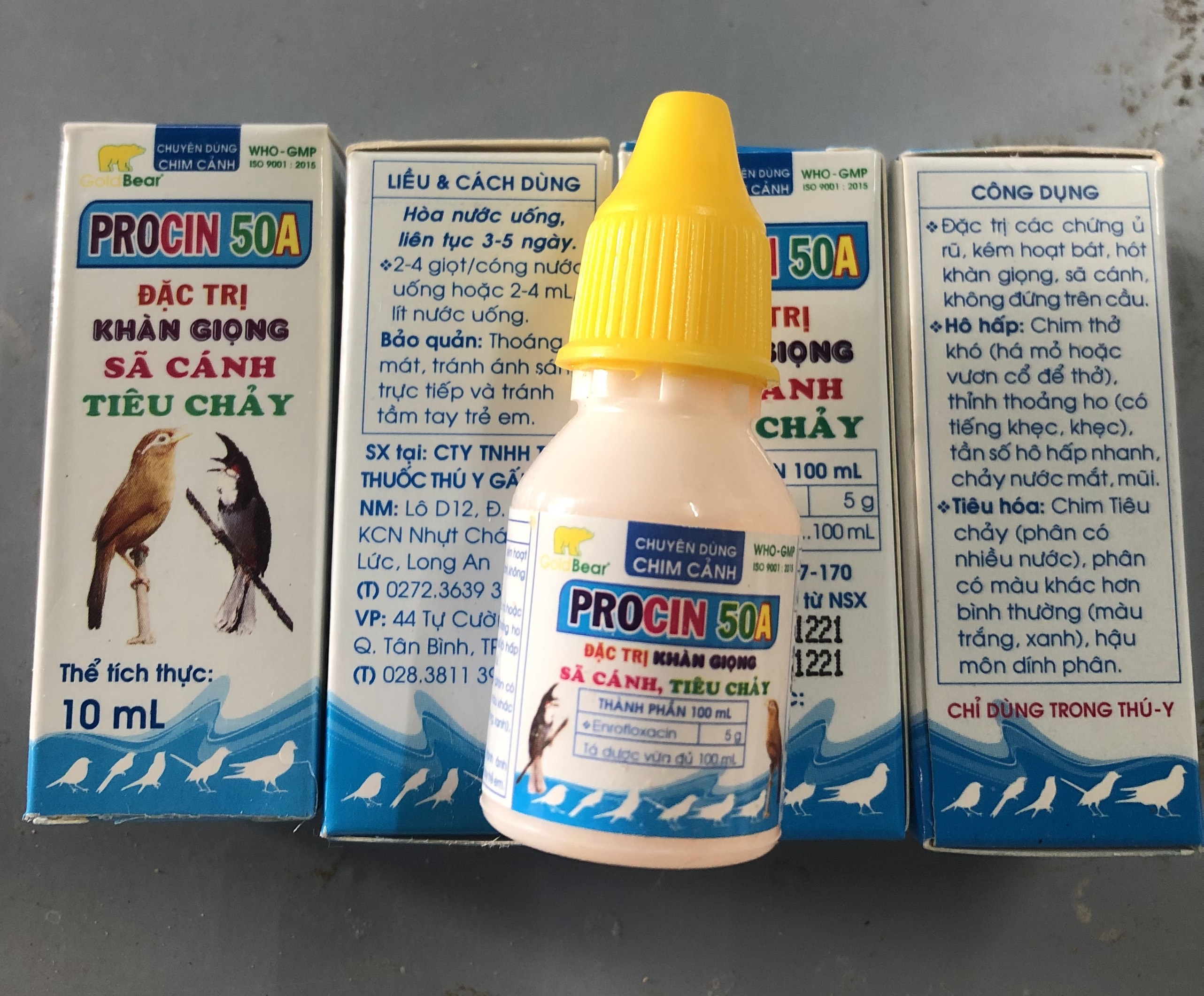 Procin 50A tiêu chảy