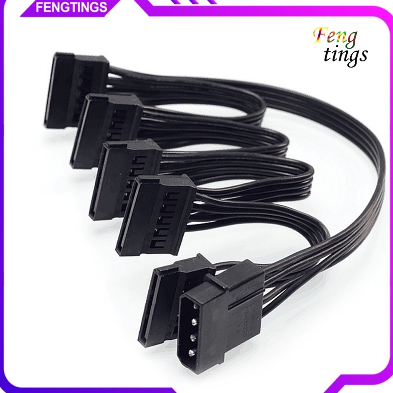 Dây cáp chia nguồn sata 1 ra 5 đầu sata chất lượng cao