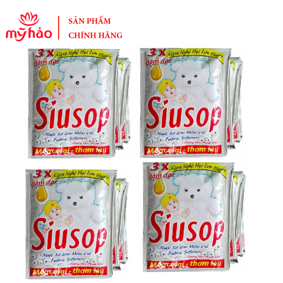 Dây 10 gói Nước xả vải Siusop dây 16ml