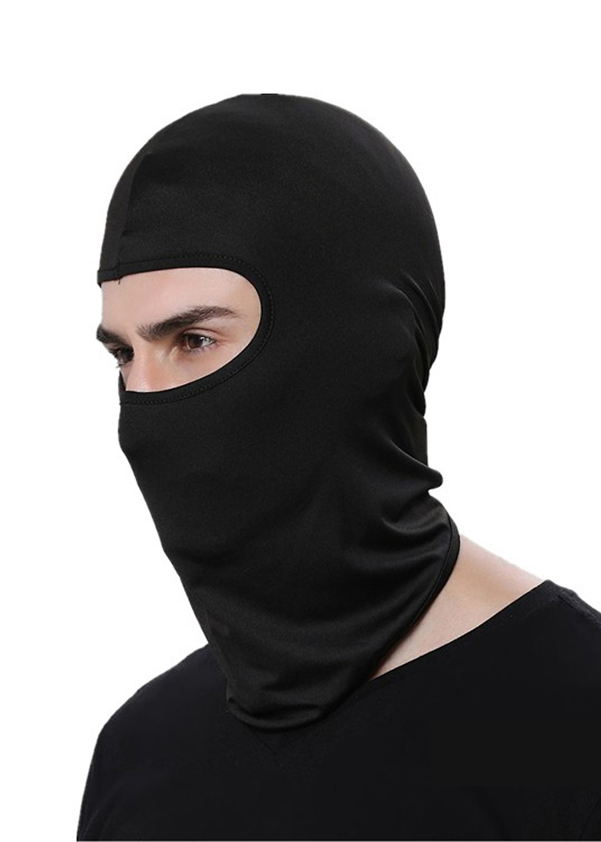 Khăn trùm đầu Ninja Fullface đi phượt (Màu đen)