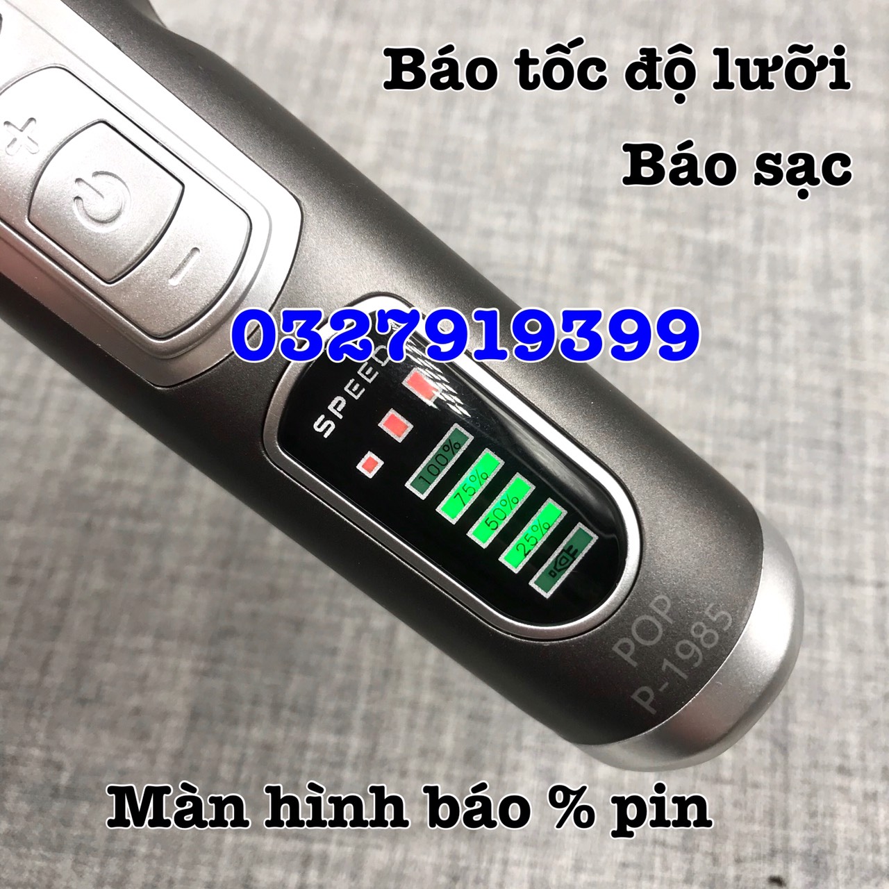 Tông đơ cắt tóc cao cấp POP 1985 tăng tốc