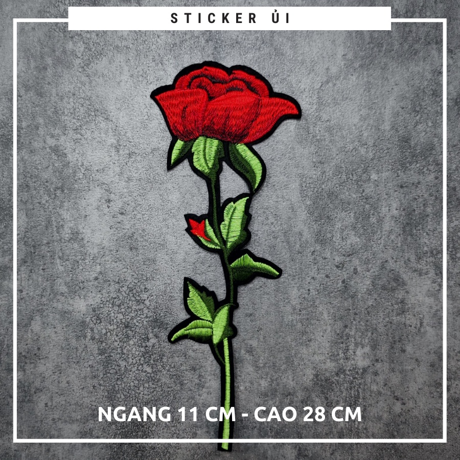 Sticker vải thêu cao cấp - CÓ SẴN KEO ỦI,Patch ủi dùng làm miếng vá ...