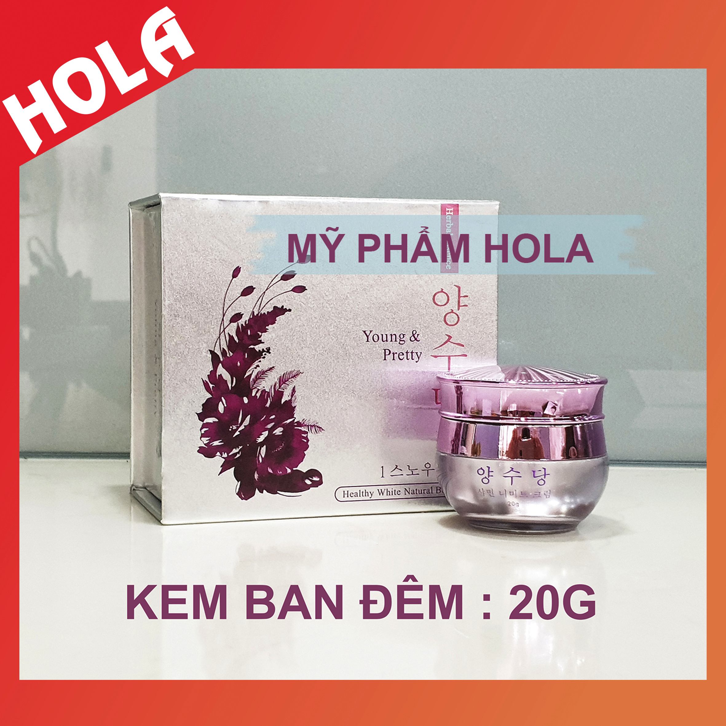 [CHÍNH HÃNG] Kem đêm Young Pretty, giúp làm mờ nám tàn nhang và làm trắng da từ Hàn Quốc, Mỹ phẩm Young Pretty.