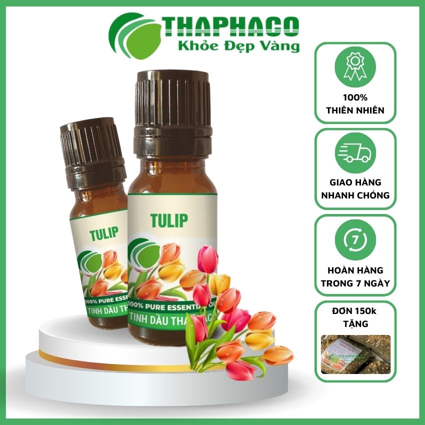 Tinh Dầu Tulip 10ml Thơm Mát Nguyên Chất Thaphaco