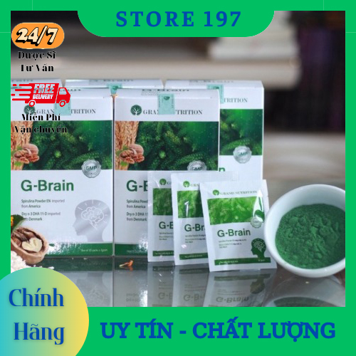 Cốm Trí Não G-Brain Gold - Hỗ Trợ Phát Triển Trí Não Cho Bé Hộp 30 gói