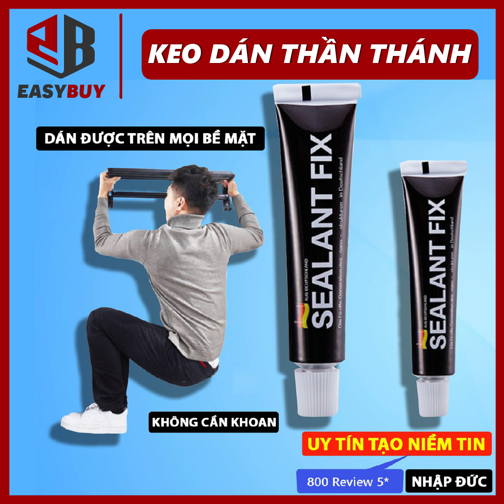[HCM]Tuýp Keo Dán Chịu Lực Dán Tường - Gạch - Gỗ- Sắt - Thép INOX- Nhựa Siêu Chắc Chắn Sealant Fix- (HÀNG NHẬP ĐỨC)