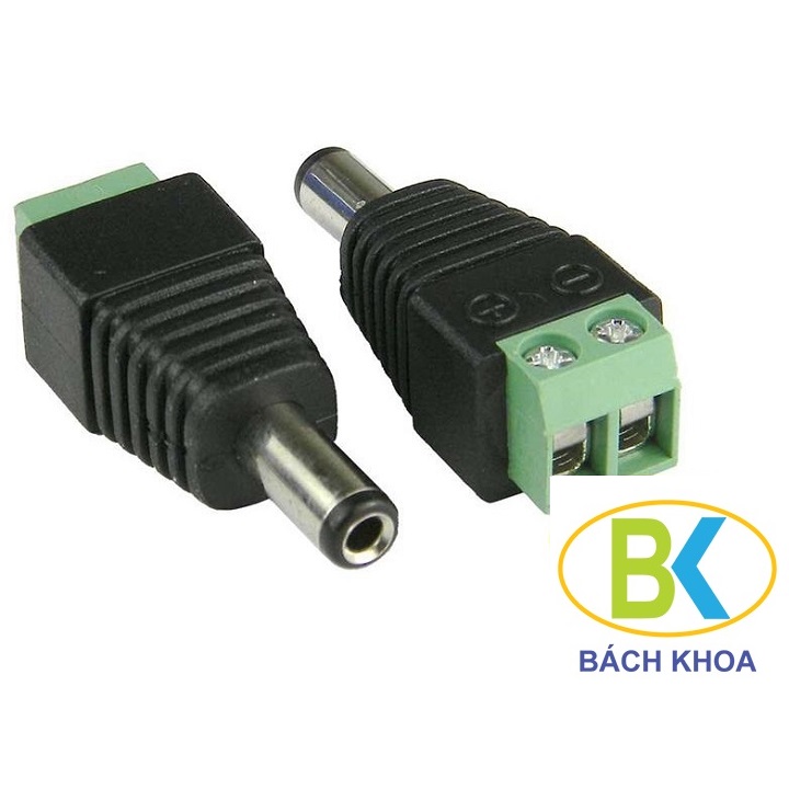 Set 10 jack cắm nguồn điện DC đực cái 5.5x2.1
