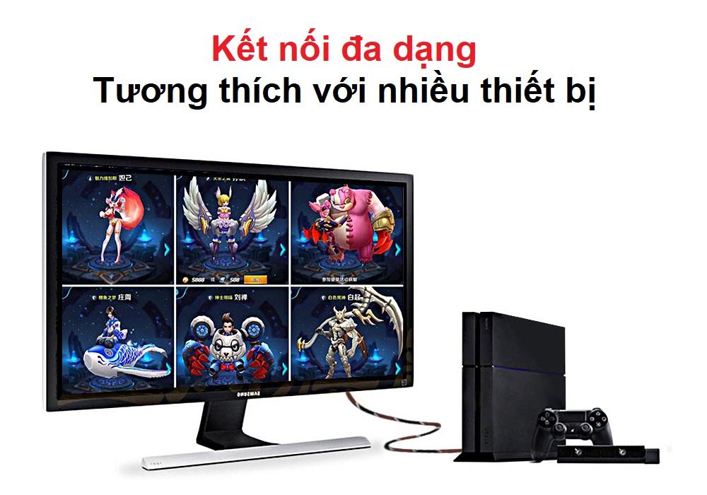 Dây cáp HDMI chống nhiễu 20m (Đen phối đỏ)
