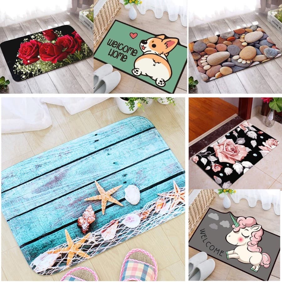 THẢM LAU CHÂN 3D CHỐNG TRƠN TRƯỢT 40x60CM