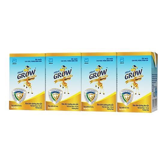 Sữa Pha Sẵn Abbott Grow Hộp 110ml ( thùng 48 hộp )