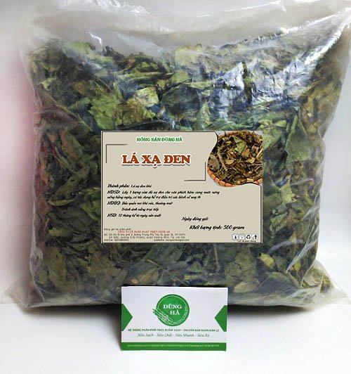 Lá Xạ Đen Khô Hòa Bình đóng gói