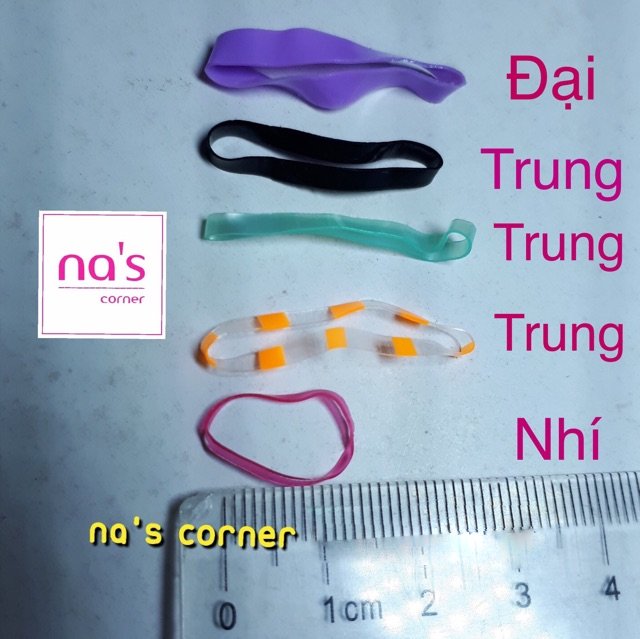 Ví thun cột tóc tiện lợi mini