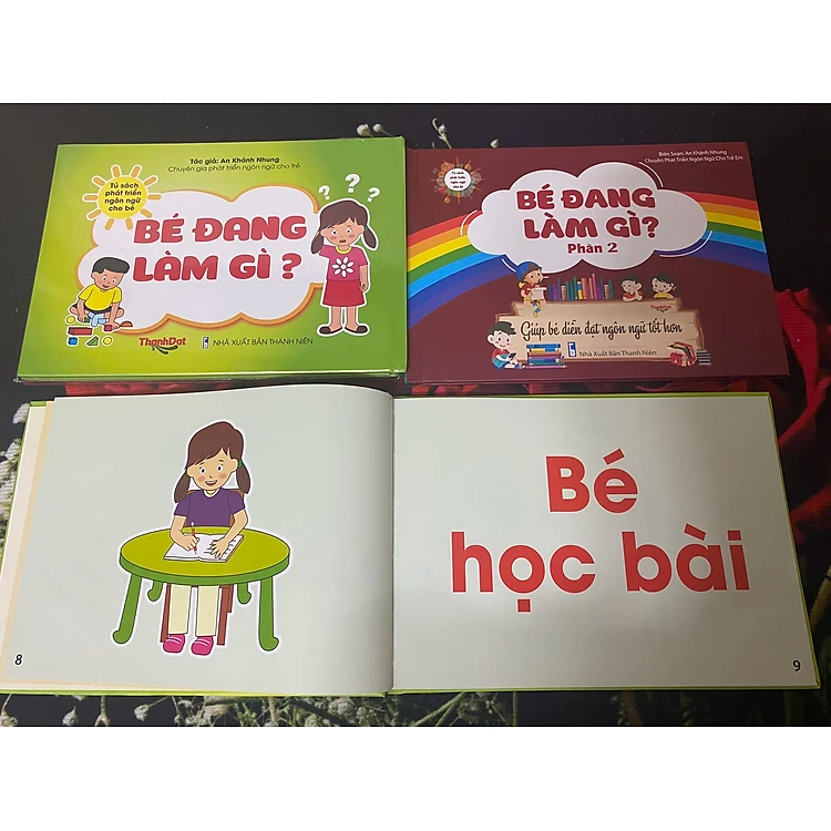Combo 2 tập Bé Đang Làm Gì - Cô An Khánh Nhung