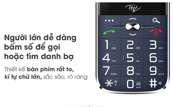 Điện thoại Itel it2590 (chính hãng - bảo hành 12 tháng)