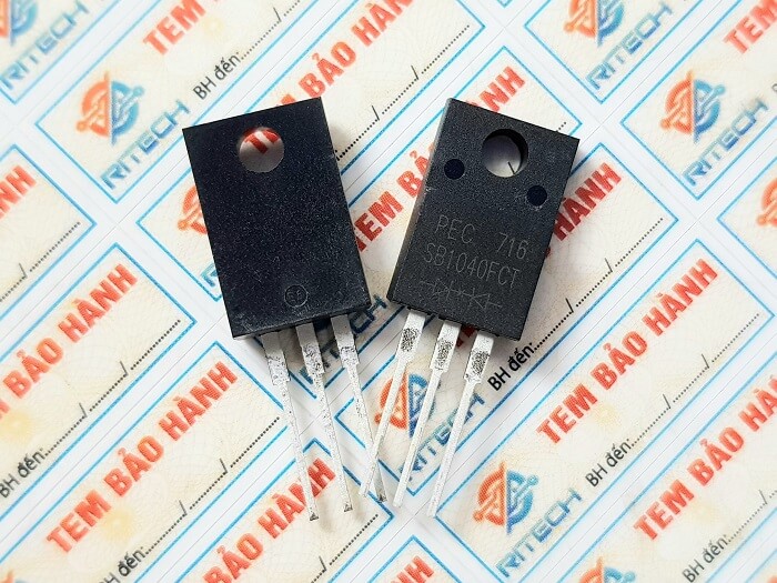 Sb1040ct diode schottky barrier rectifiers 40v/10a to-220
