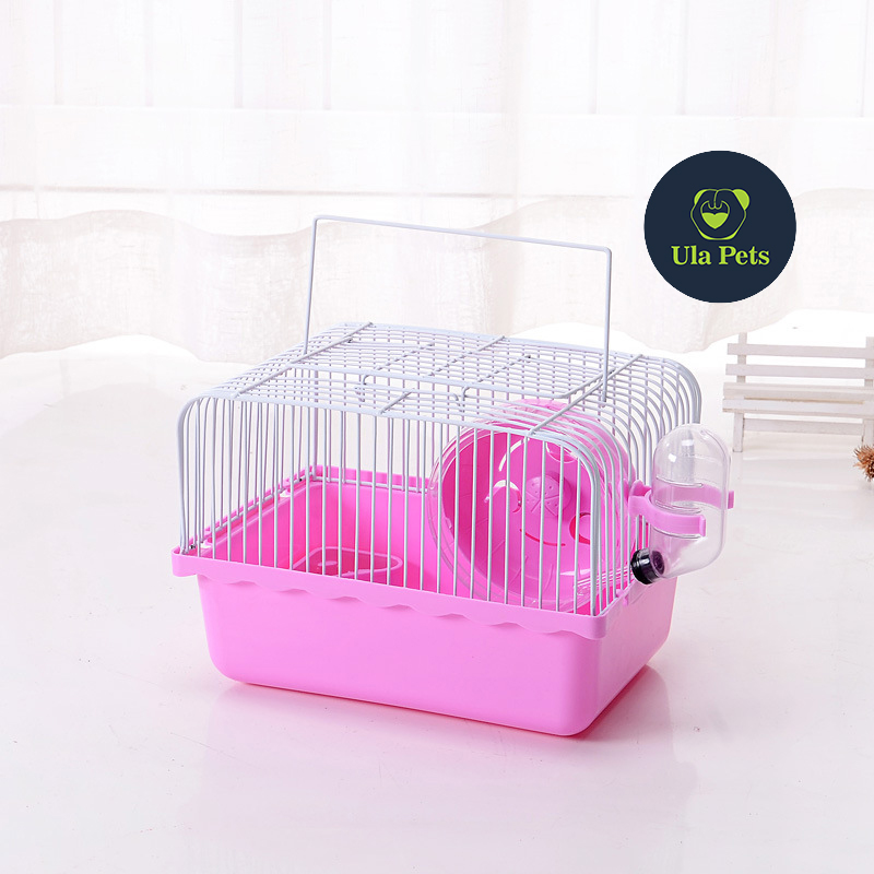 Lồng hamsters Xách tay full phụ kiện - đế cao - Ula Pets