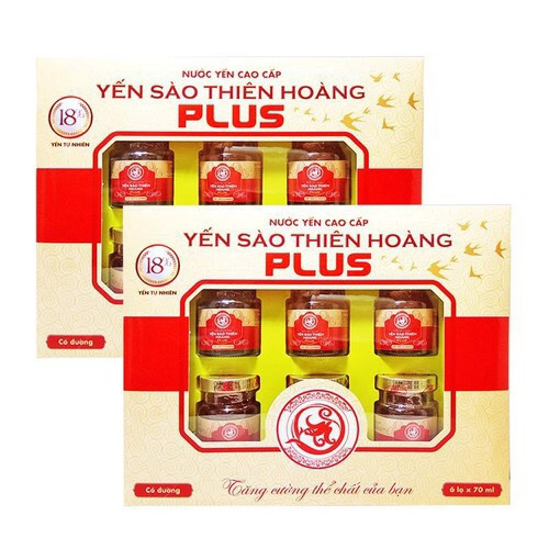 Combo 10 Hộp Yến Thiên Hoàng Plus 18%