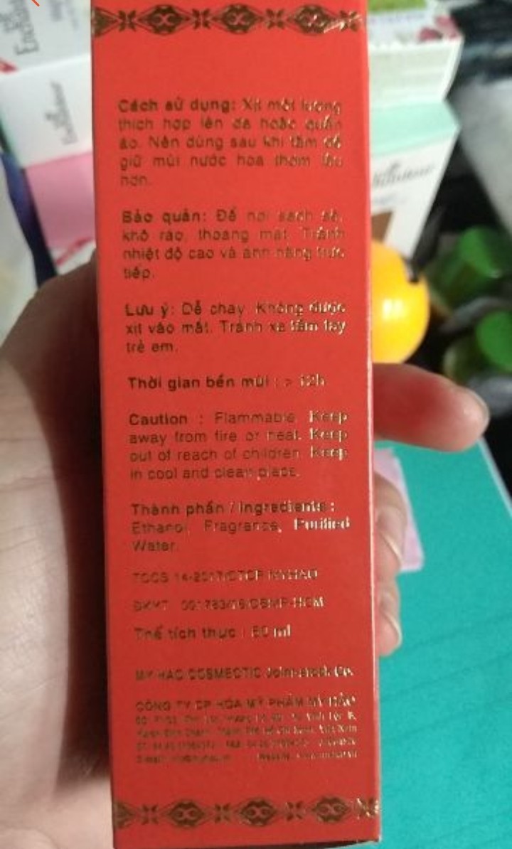 Nước hoa 777 chai 60ml