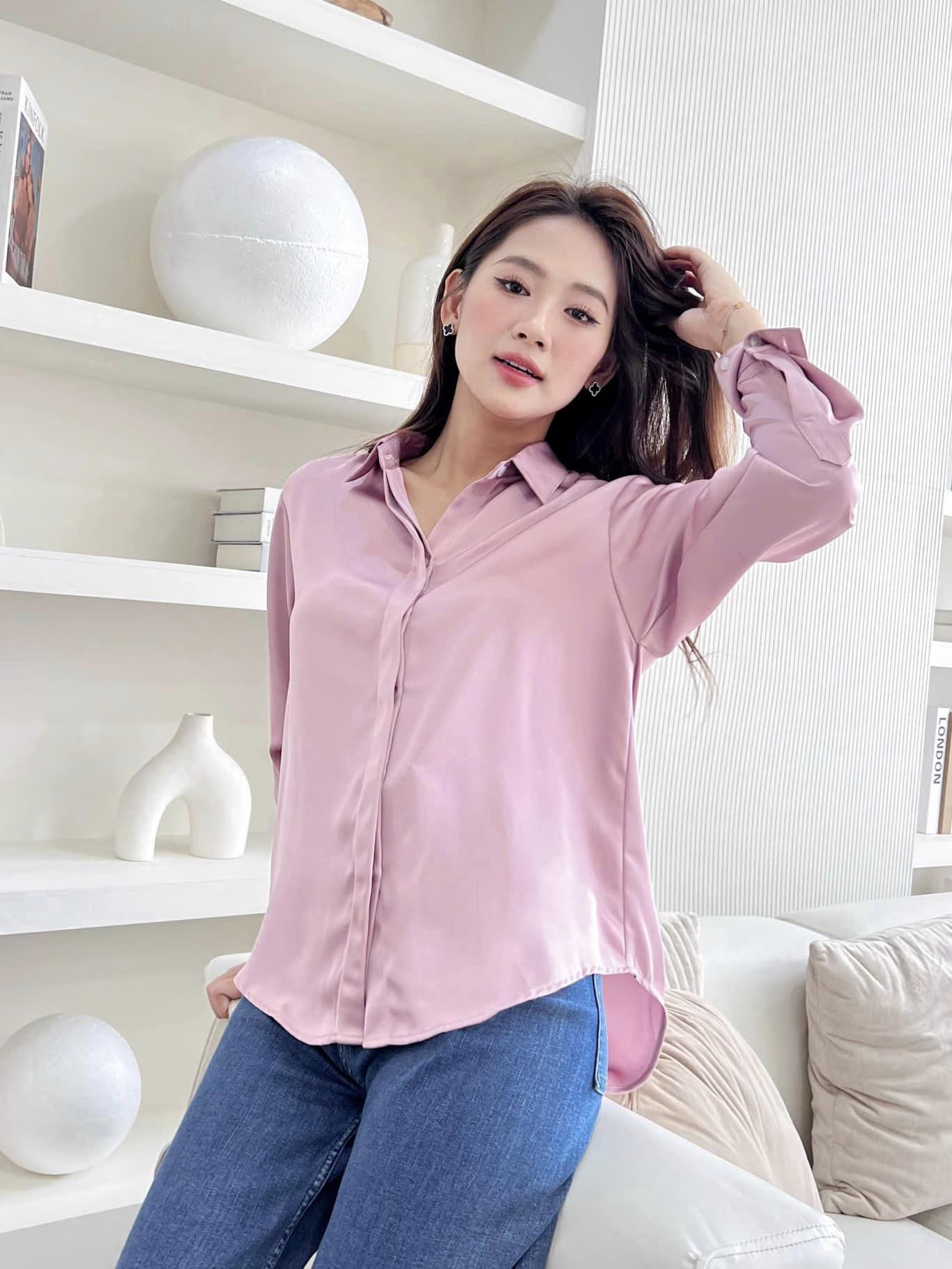 Envy Shirt - Loose-Fitting Silk Shirt