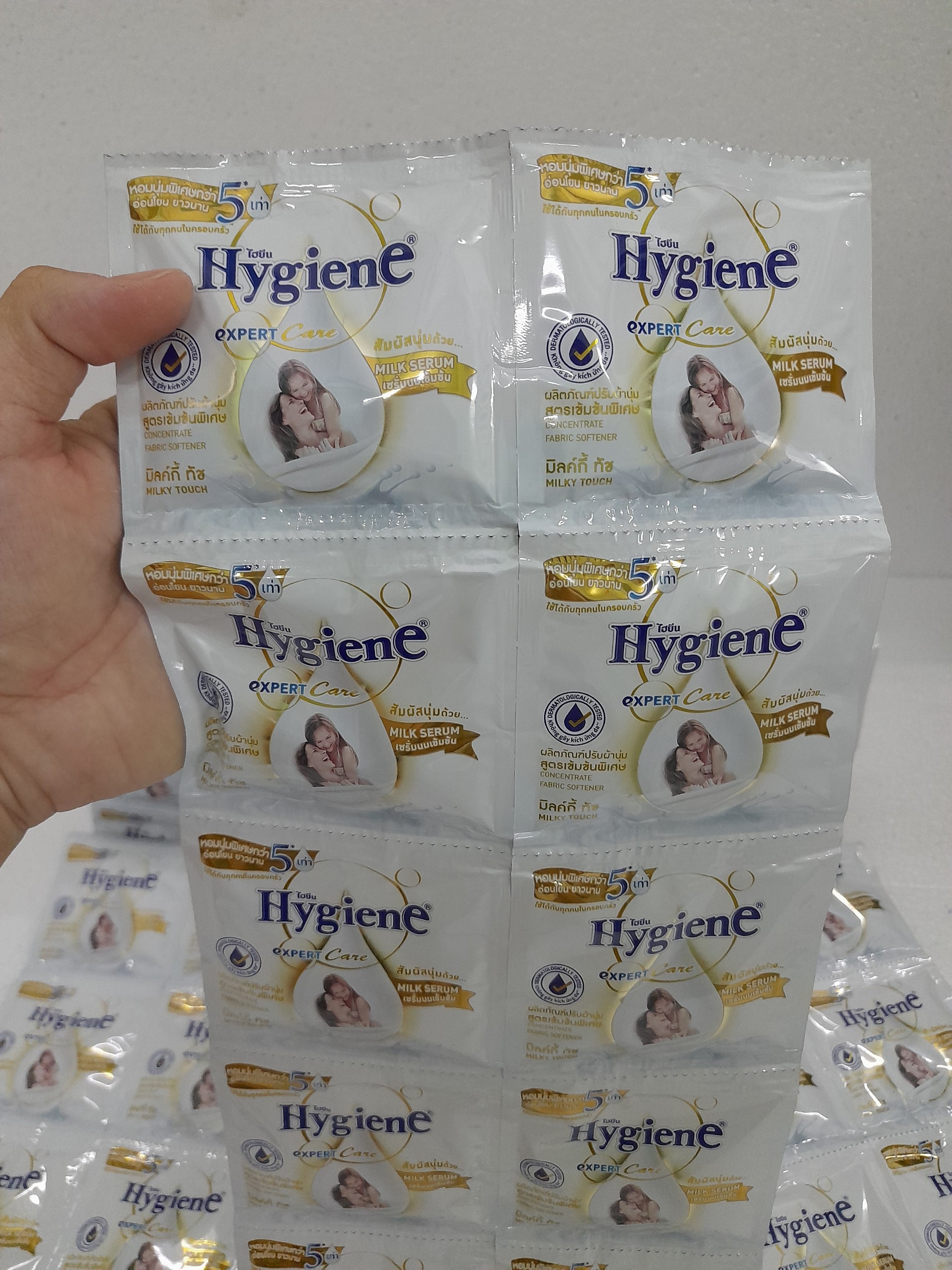 (12 gói) Nước xả Thái Lan Hygiene đậm đặc DÂY 12 gói (20ml/1 gói) nước xả vãi lix nước xả vải