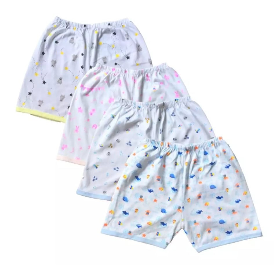 Quần đùi sơ sinh Họa Tiết In Tràn JOU mềm mại, dễ thương cho bé trai, bé gái( 100% Cotton Cao Cấp)
