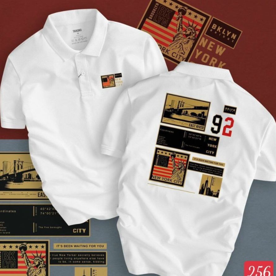 ÁO THUN NAM POLO CỔ TRÒN, VẢI ĐẸP, HAI MÀU TRẮNG ĐEN, IN HOẠI TIẾT ĐẸP LẠ,, GIÁ RẺ, THỜI TRANG HOT TREND 2022 KAYSTORE