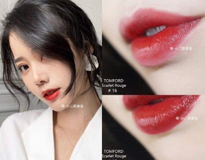 💄Son Tom Ford mini 1gr màu 03 (Casablanca), 16 (Scarlet Rouge) fullbox