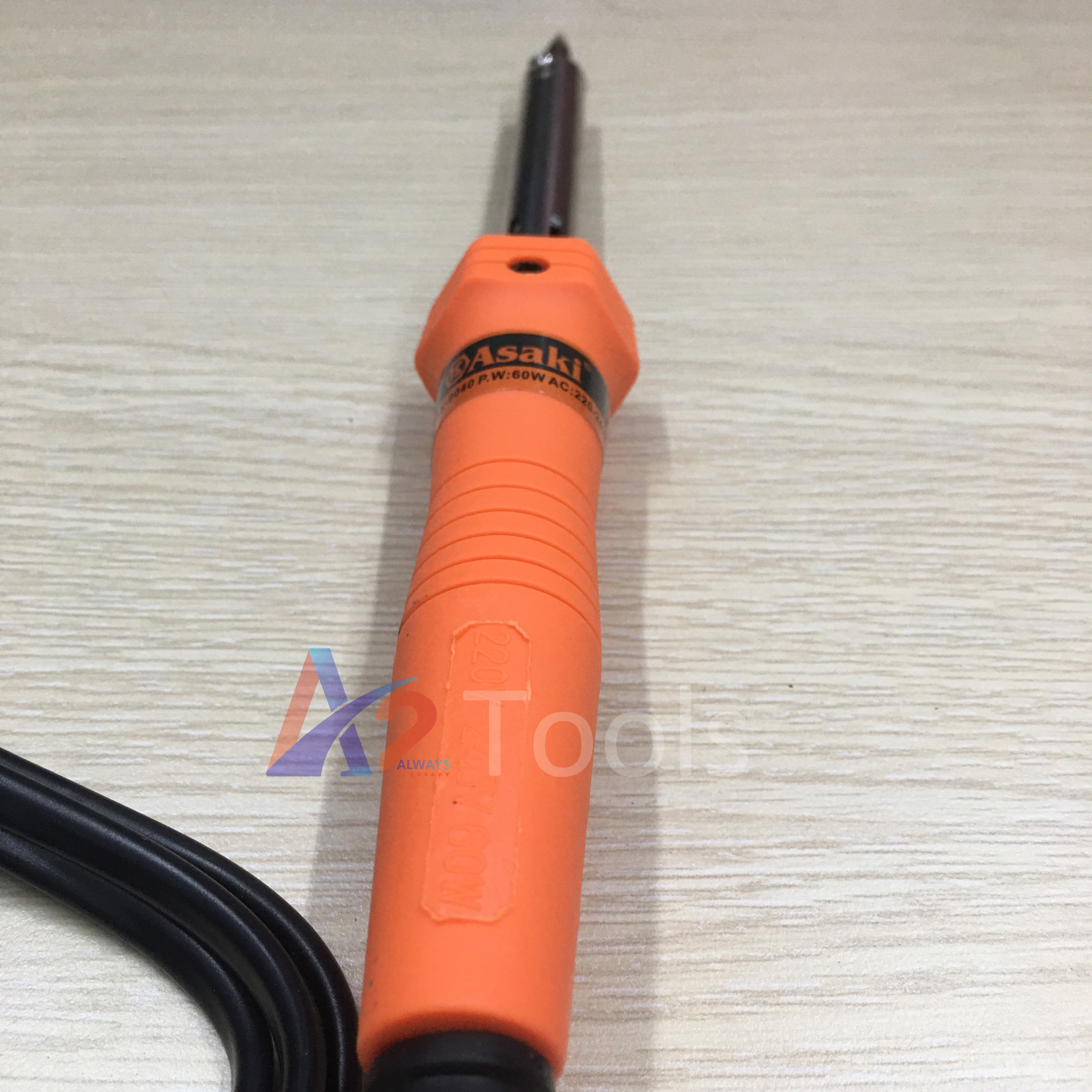 Mỏ hàn chì đầu nhọn 60W Asaki AK-9040