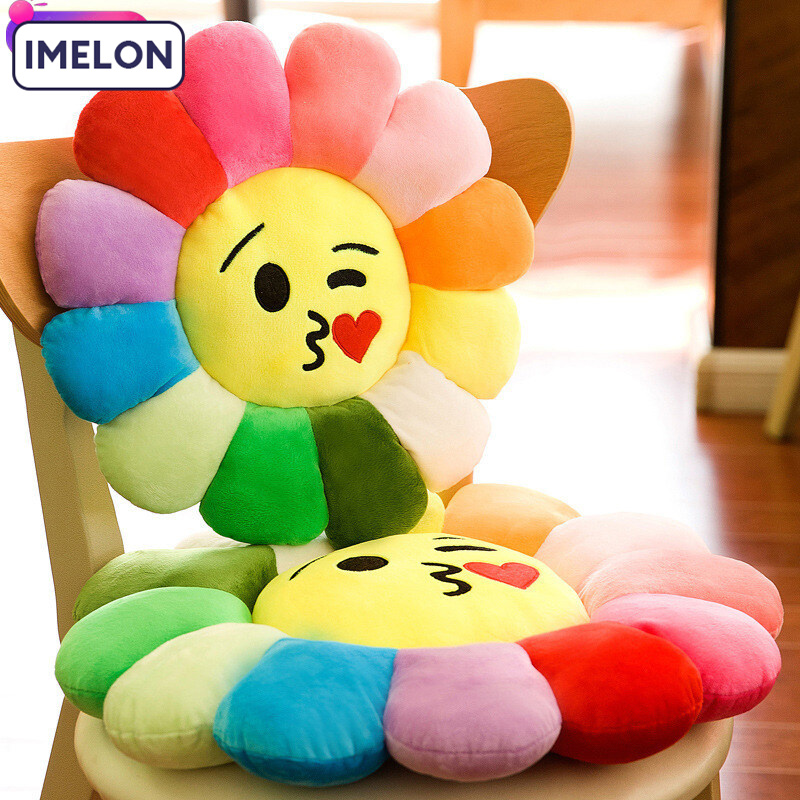 IMELON Buy 1 Get 1 Free gift Free Whole Store Stuffed toys Colorful sun petals, floor dolls, pillows Emoji belts