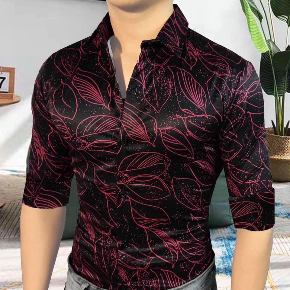 [HCM]ÁO SƠ MI IN ÉP 3D  THIẾT KẾ NỔI BẬT  NÚT BẤM TIỆN LỢI XƯƠNG XỈ THỜI TRANG TTN