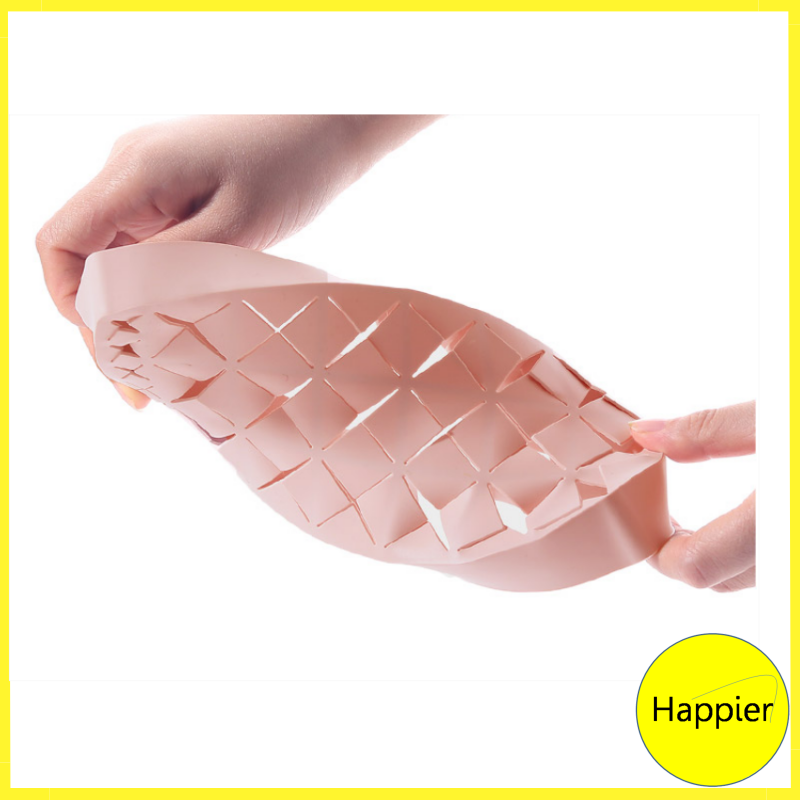 Khay Đựng Son Mỹ Phẩm Silicon 24 ô - Happier
