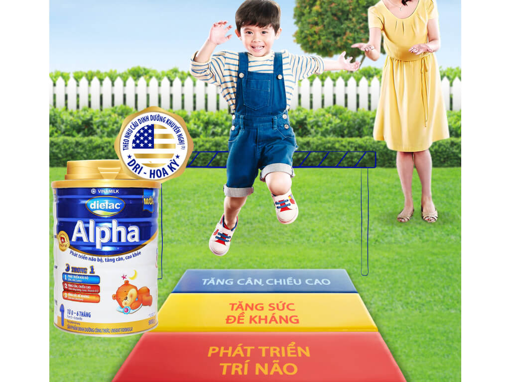SỮA BỘT DIELAC ALPHA 1 900G