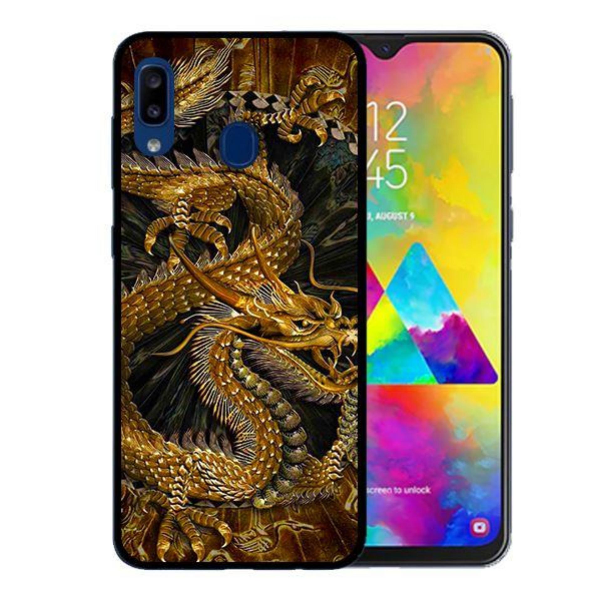 Ốp lưng samsung a30 - rồng nền đen