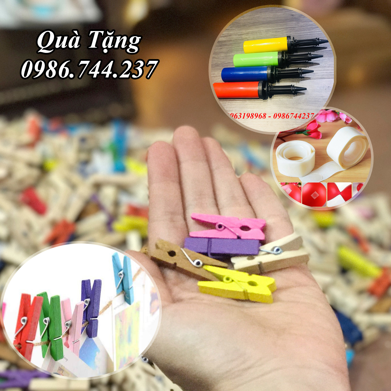 Set Bóng Trang Trí Đầy Tháng Cho Bé Yêu