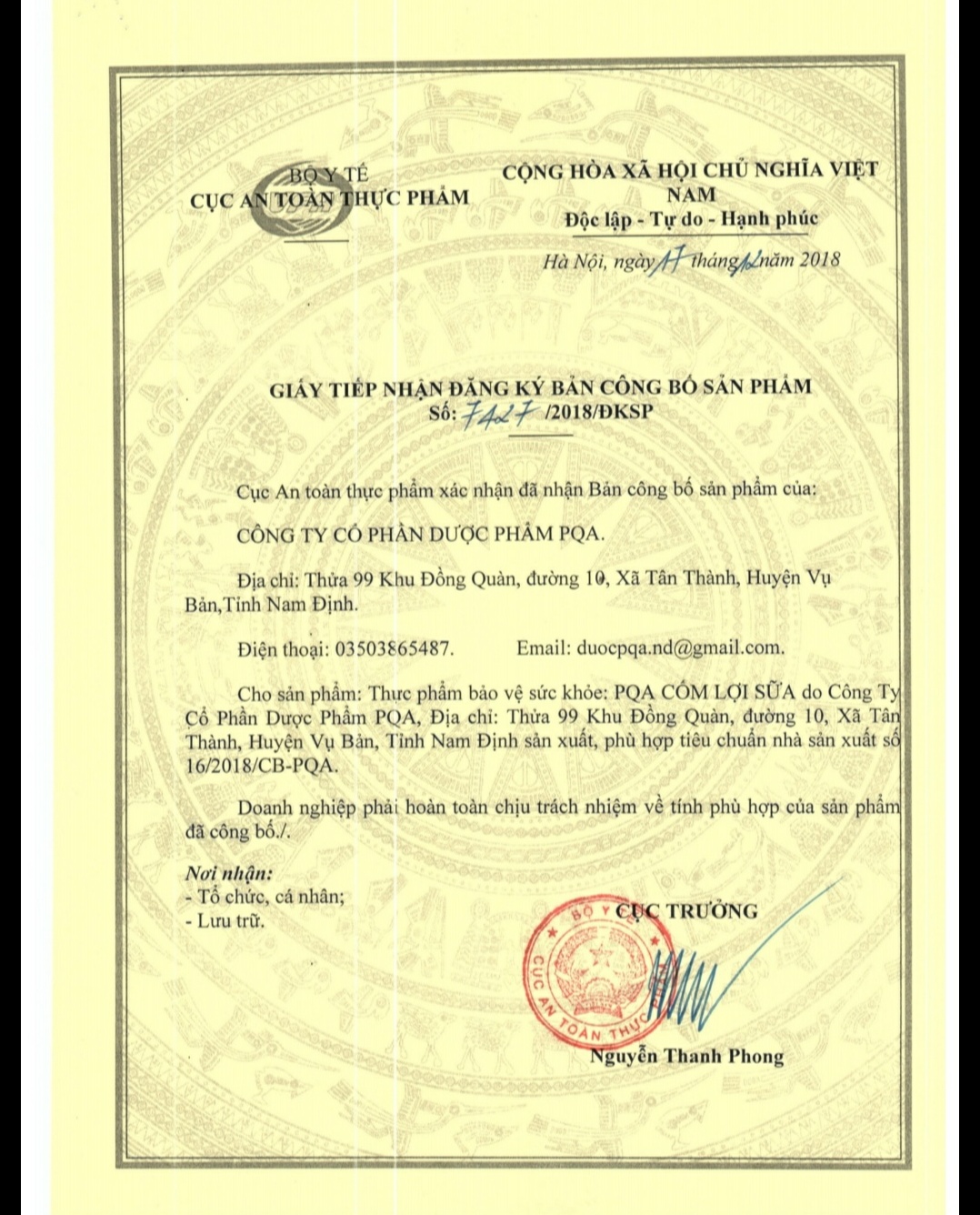 Cốm Lợi Sữa PQA Cho Mẹ Sau Sinh
