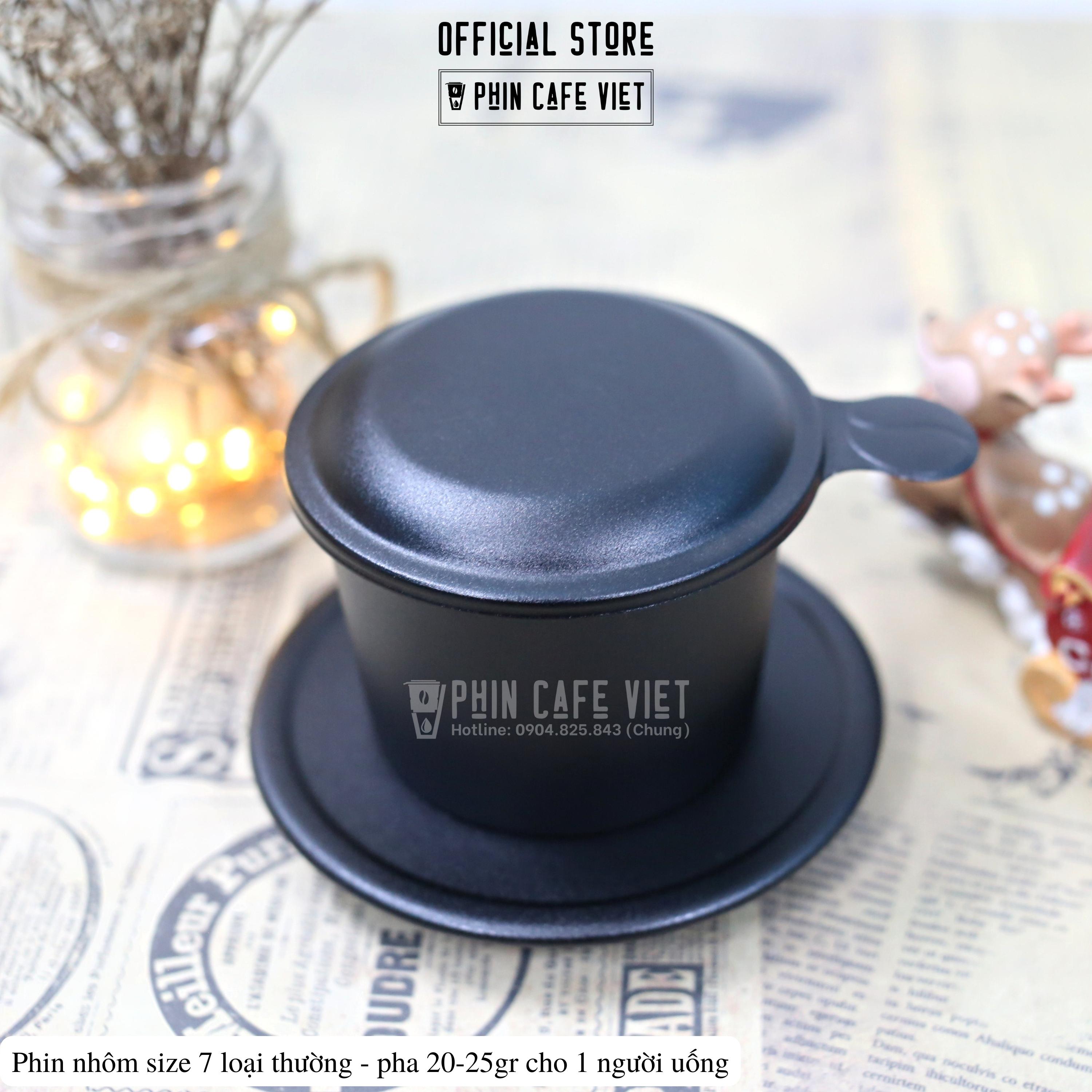 Phin nhôm pha cà phê size 7 [Khách khắc logo vui lòng liên hệ shop trước khi đặt hàng]