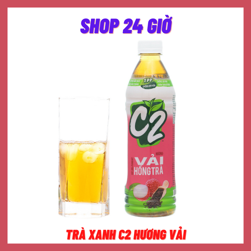 1 Lốc Trà Xanh C2 Hồng Trà Vải