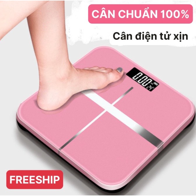· CÂN ĐIỆN TỬ CÂN SỨC KHỎE BỀN VÀ CHUẨN DÙNG PIN AAA - CÂN SỨC KHỎE GIA ĐÌNH XỊN - CÂN ĐIỆN TỬ MINI - BỀN TỐT, ĐỘ CHÍNH XÁC CAO, CHỊU LỰC ĐẾN 180KG - HÀNG CHUẨN