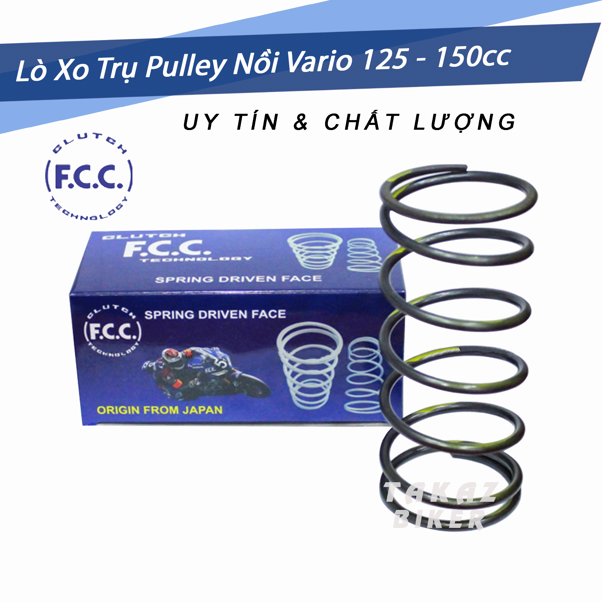 [HCM][ VARIO]  Lò Xo Trụ FCC Độ Nồi Sau Xe Tay Ga Chuyên Dùng Cho VARIO - Chống Rung Đầu Xe Và Hú Nồi