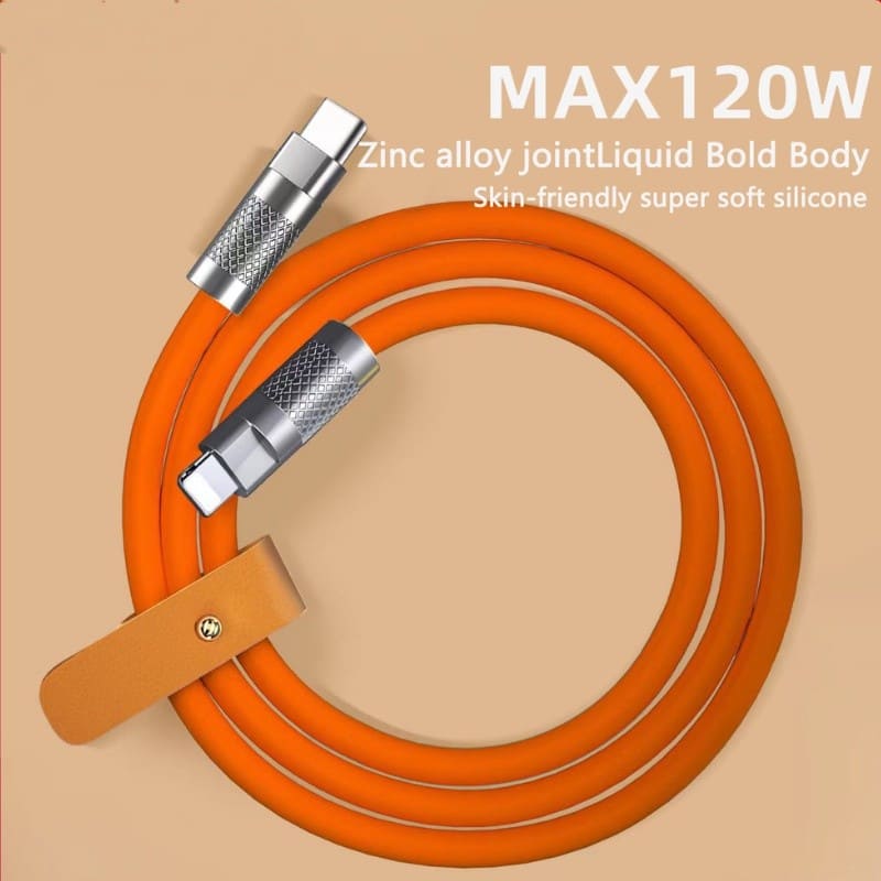 Dây Cáp Sạc Nhanh 120W cá mập - type-c ra type-c