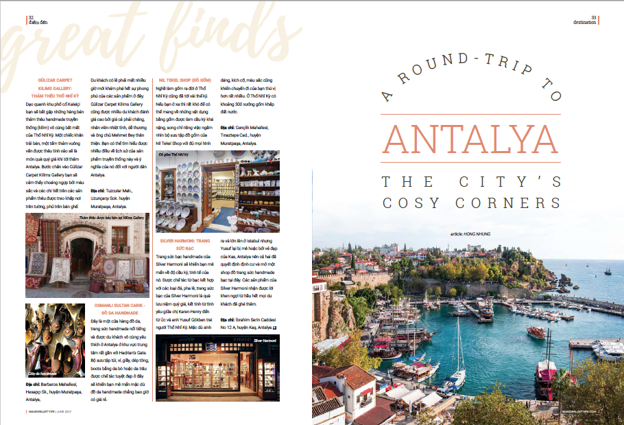 TẠP CHÍ DU LỊCH WANDERLUST TIPS 6.2017 (VOL. 12)