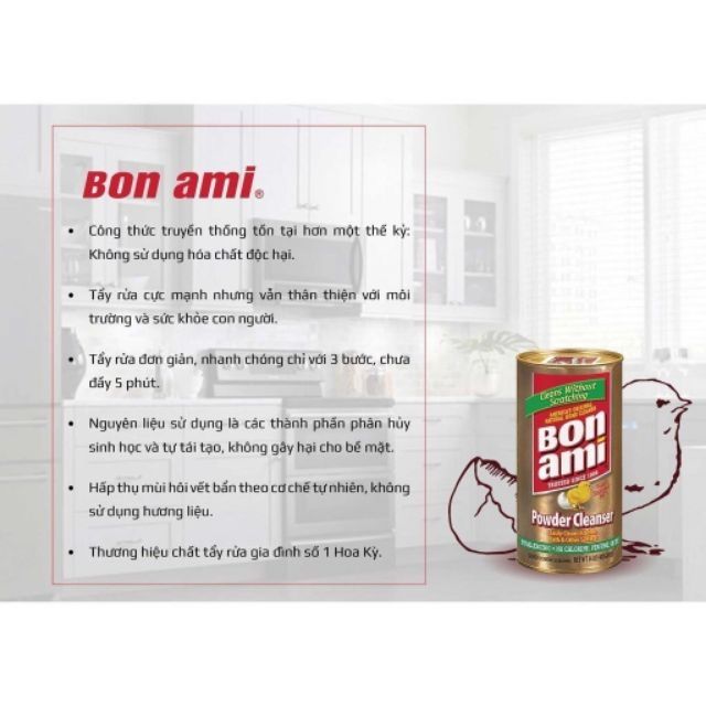 Bột tẩy mốc nhà đa năng tự nhiên mỹ