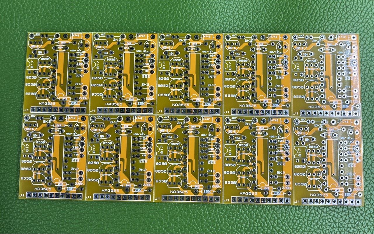 Combo 10 PCB bo mạch dao động 3525 có đệm