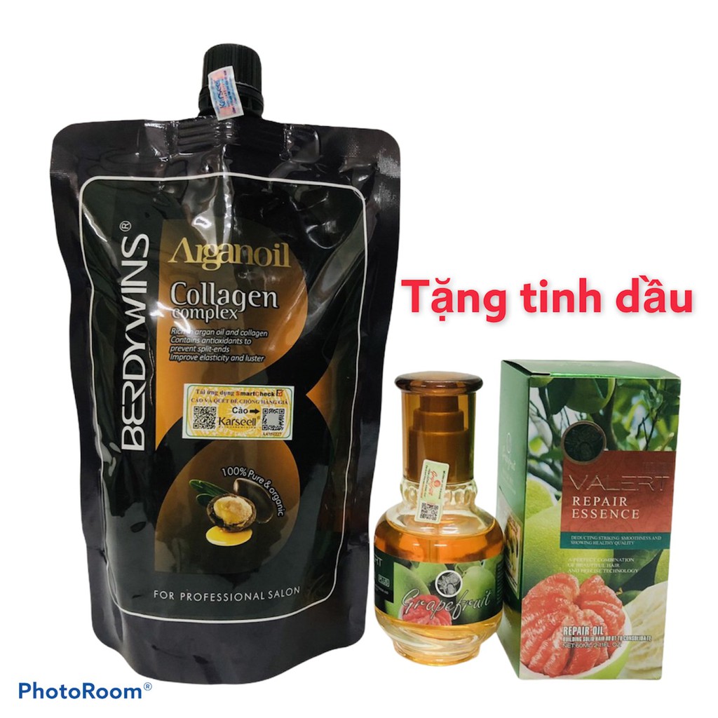 [CHÍNH HÃNG] Hấp phục hồi – Arganoil Collagen Complex – BERDYWINS – 500ml