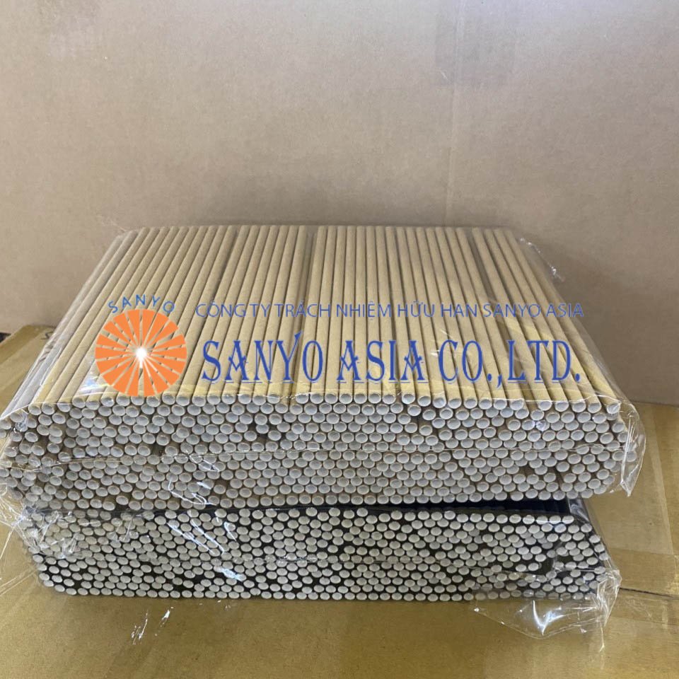 [MUA LẺ - GIÁ SỈ] TÚI 500 ỐNG HÚT GIẤY NÂU CAO CẤP PHI 6 x 197mm