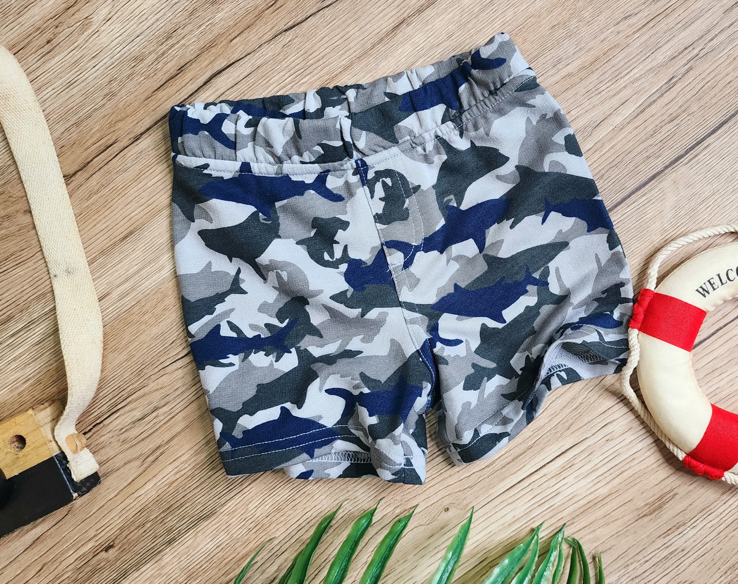Quần short bé trai chất thun da cá mềm Jumpingbean