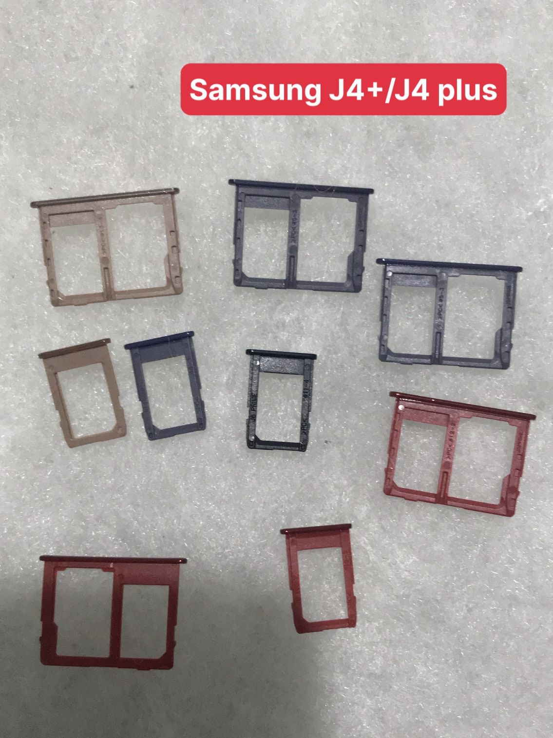 Khay sim samsung J4+/ J4 Plus (khay sim +khay thẻ nhớ)